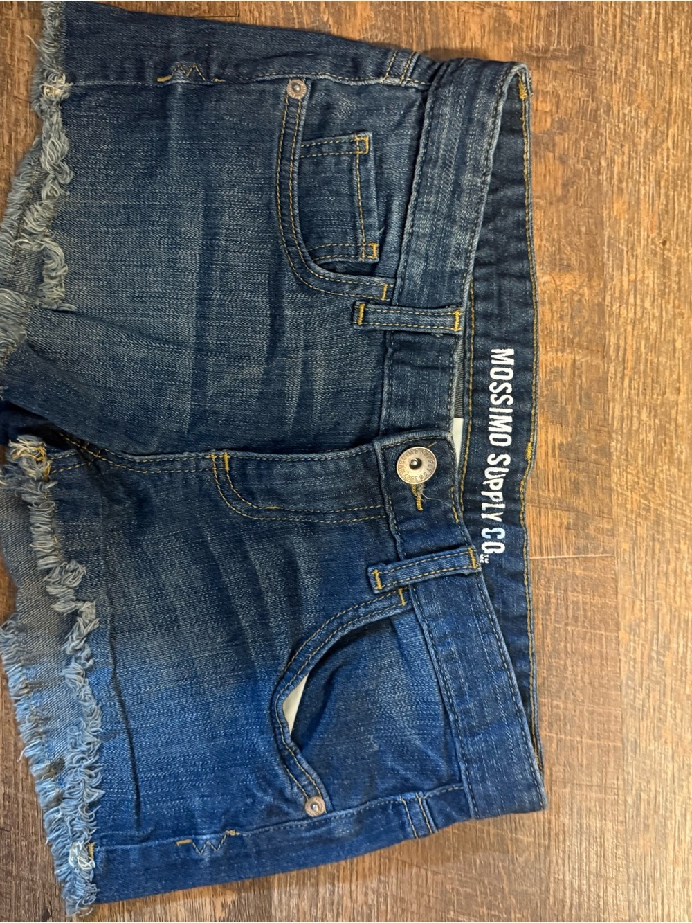 Mossimo Supply Co. Dark Blue Denim Jean Shorts